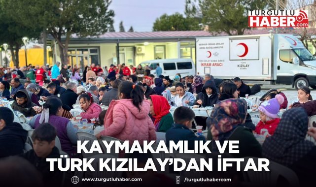 Türk Kızılay Manisa ve Şehzadeler Kaymakamlığı’ndan mahalle iftarı