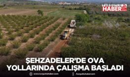 Şehzadeler’de ova yollarında çalışma başladı