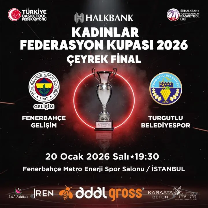 Turgutlu Belediyesi Kadın Basketbol Takımı Federasyon Kupası’nda