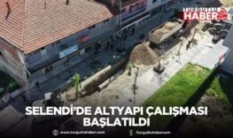 Selendi’de altyapı çalışması başlatıldı