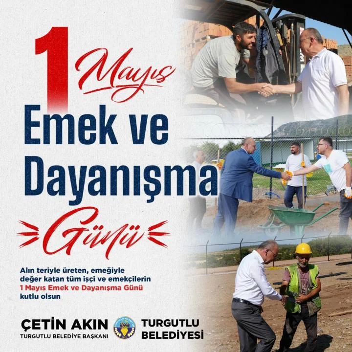Başkan Çetin Akın: “Yaşasın emek, yaşasın 1 Mayıs”